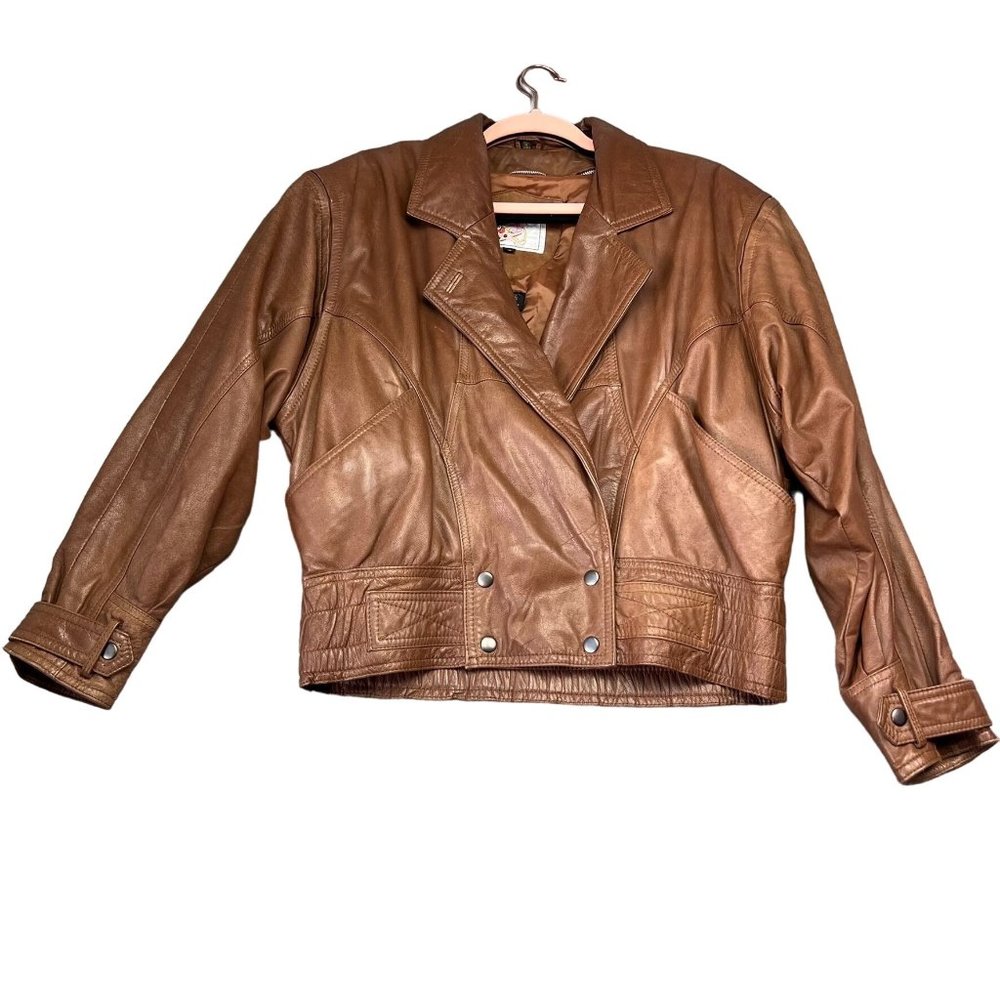 Women's Brown Bomber Jacket